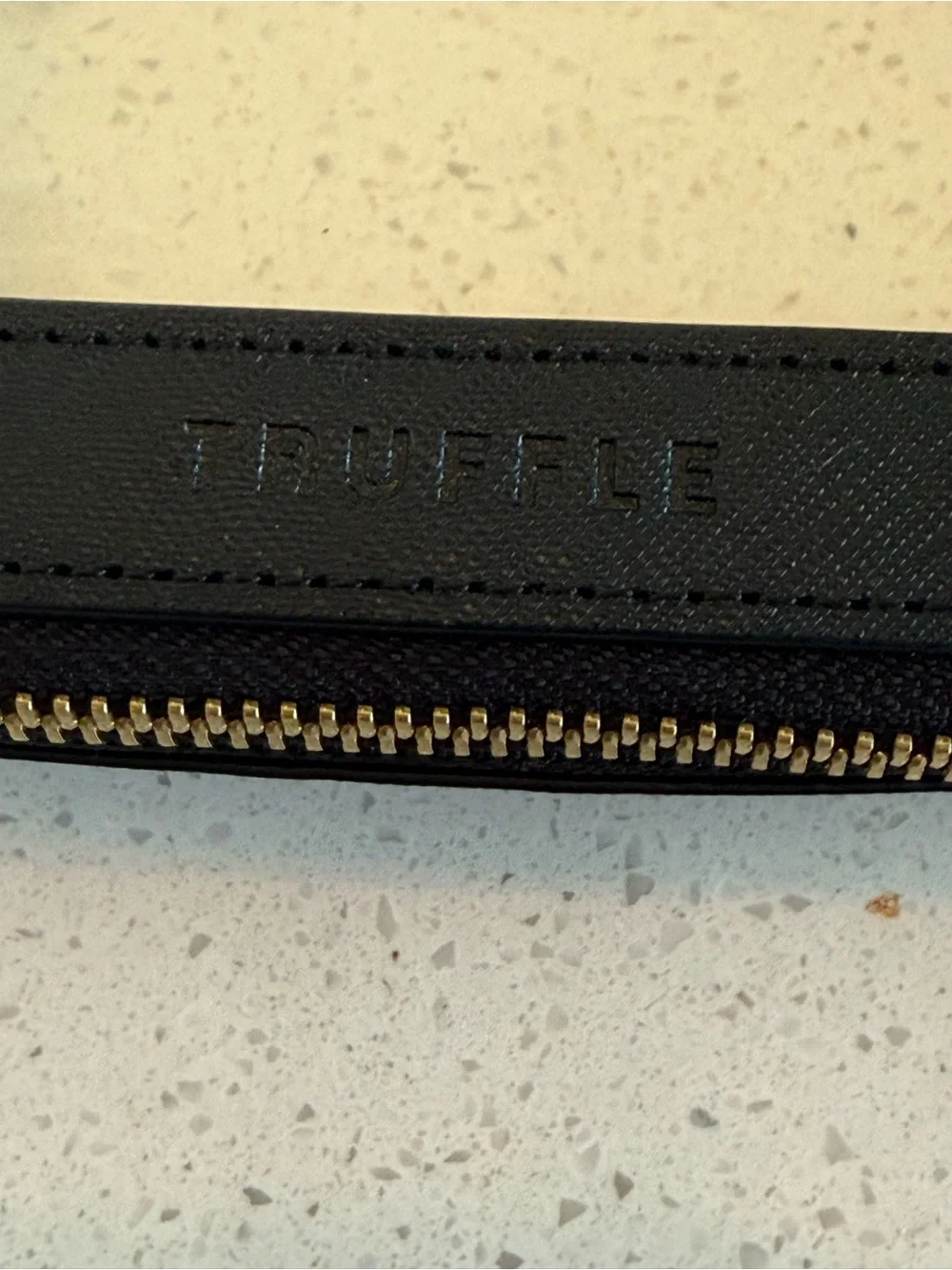 Truffle Black Clear-Window Cosmetic Pouch - Truffle Clarity Jetset